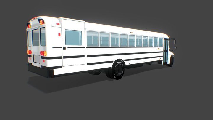 School Bus Updated-lift 3D Model