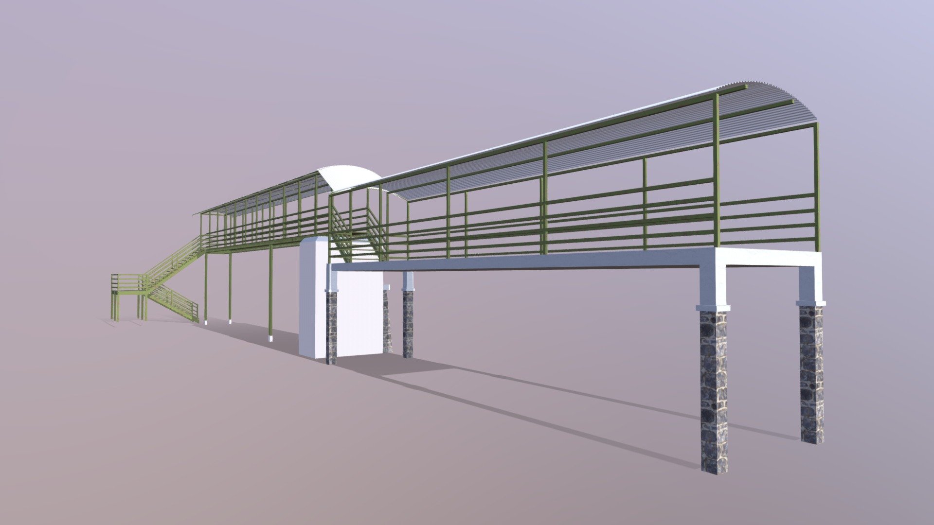 Tawangmangu Terminal Bridge - 3D model by raihan majid (@raihanmajid226 ...