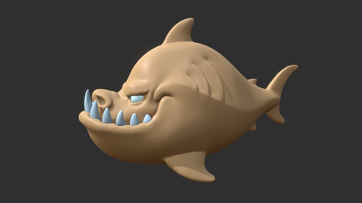 Charles Fin-tooth 3D Model