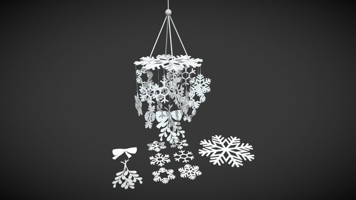 Winter Mobile 3D Print 3D Model