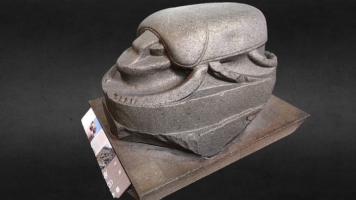 Scarab Statue ( 3rd or 2nd Century BC) 3D Model