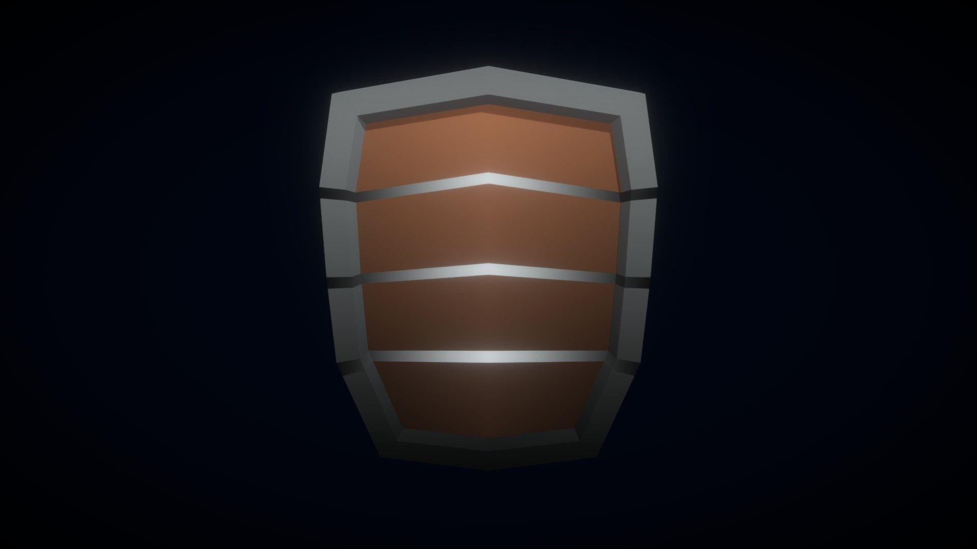 Low Poly Iron SHIELD