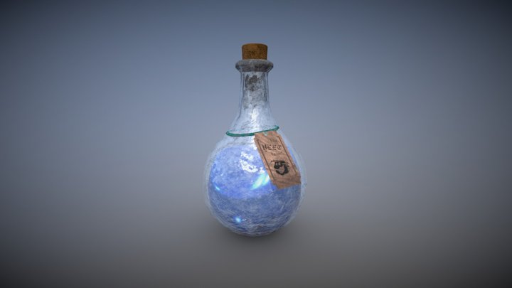 Potion Bottle - Group A 3D Model