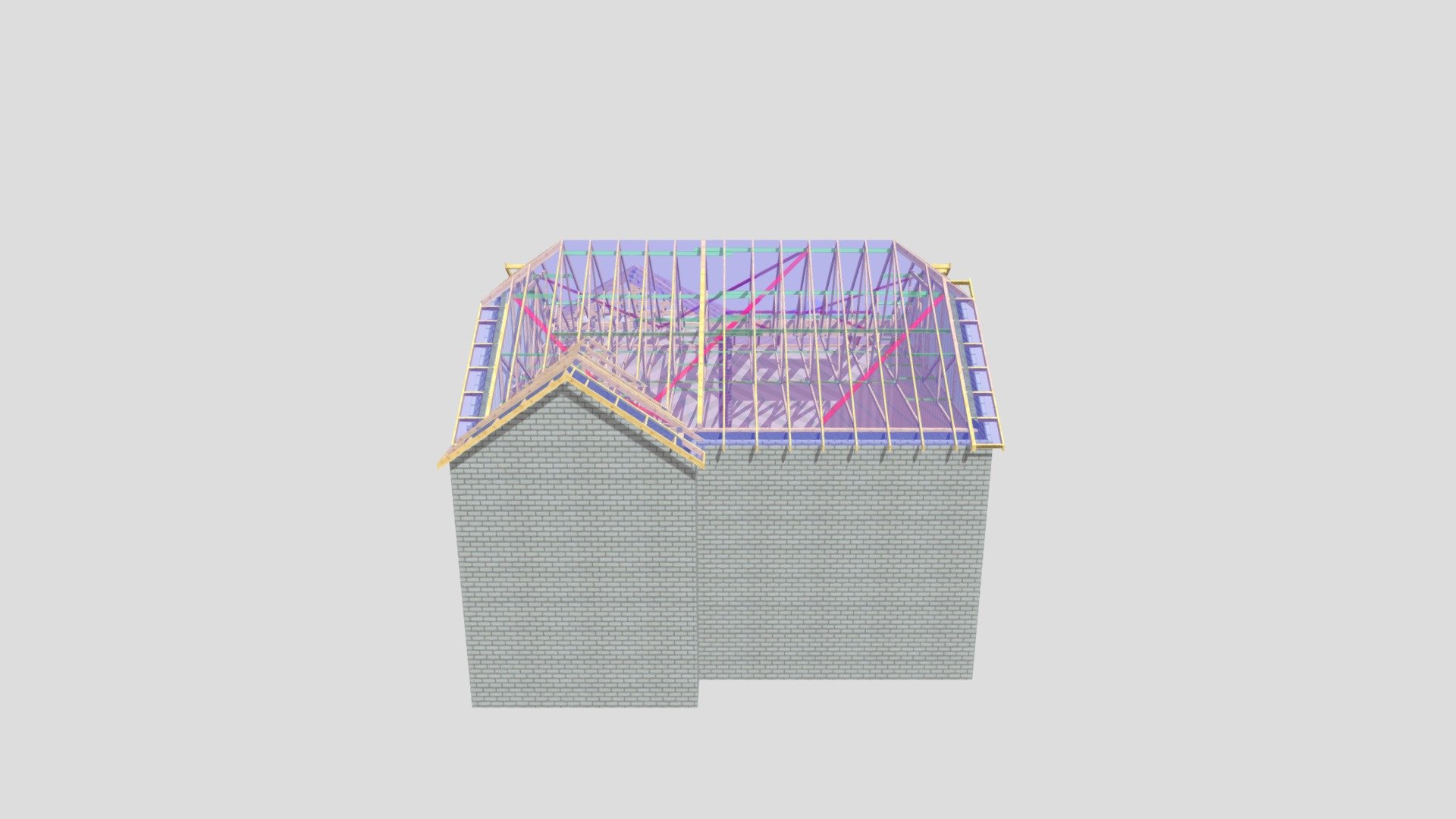 P11996G, Plots 4 & 5 roof layout