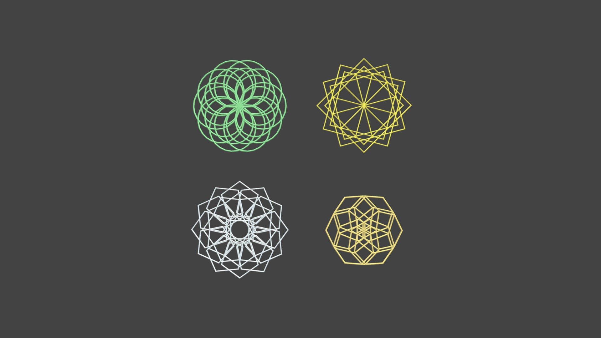 Parametric Drink Coasters - Mac Lim