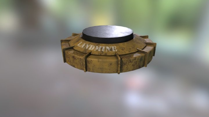 Landmine 3D Model