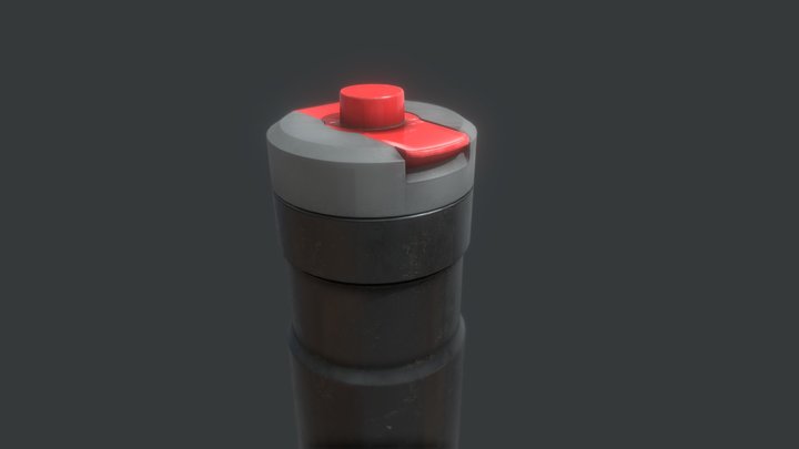 Sports water bottle 3D Model