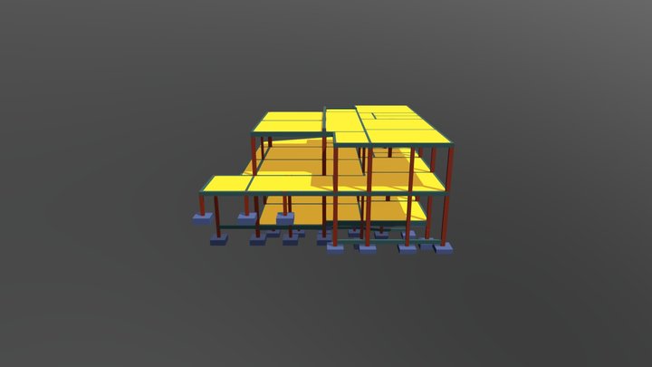 Sobra 3 níveis 3D Model