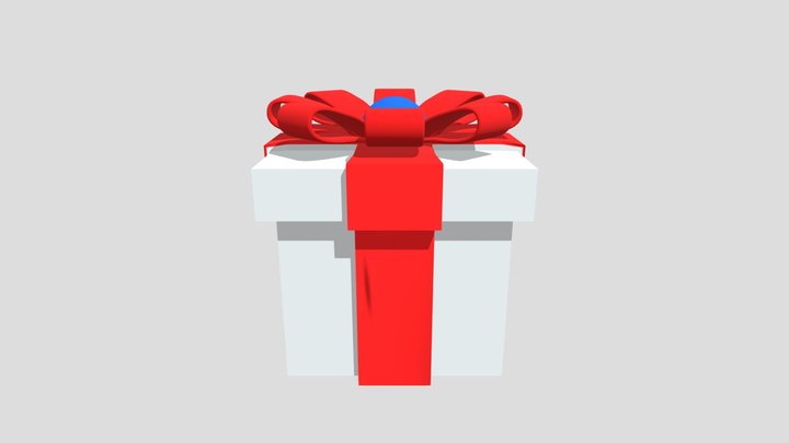 Mystery/ Gift box for free 3D Model