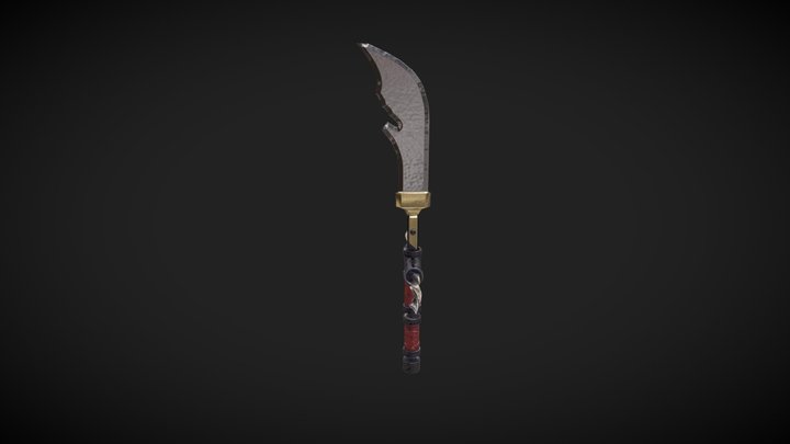 Short Scythe 3D Model