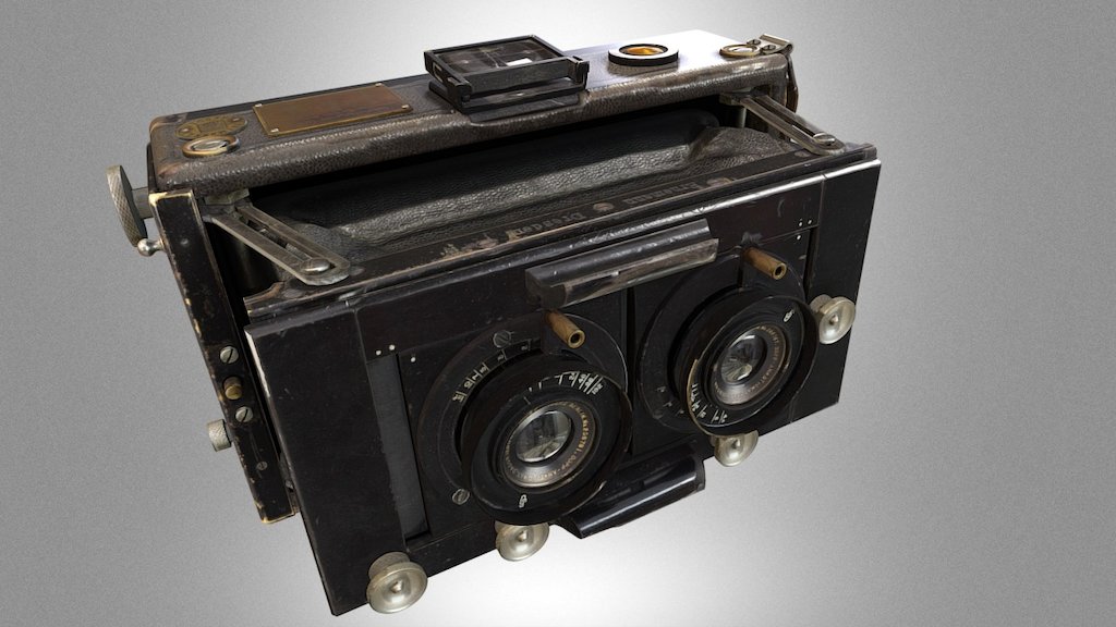 Stereoscopic camera by Heinrich Ernemann