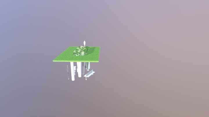 Sustainable Bus Stop ARCH 633 3D Model