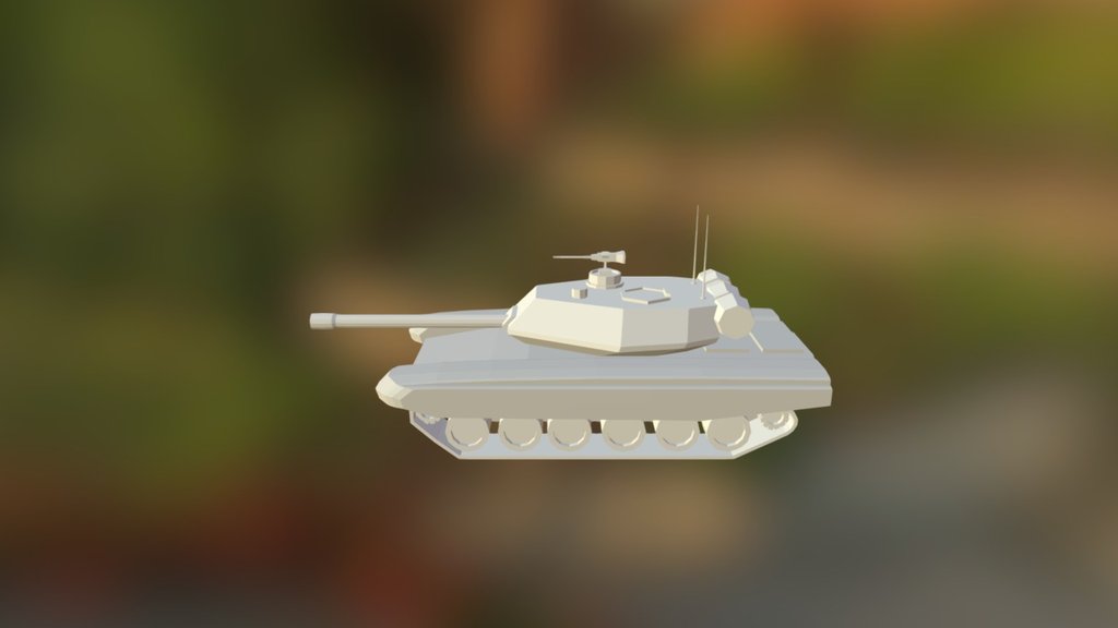 T-90 Low-Poly