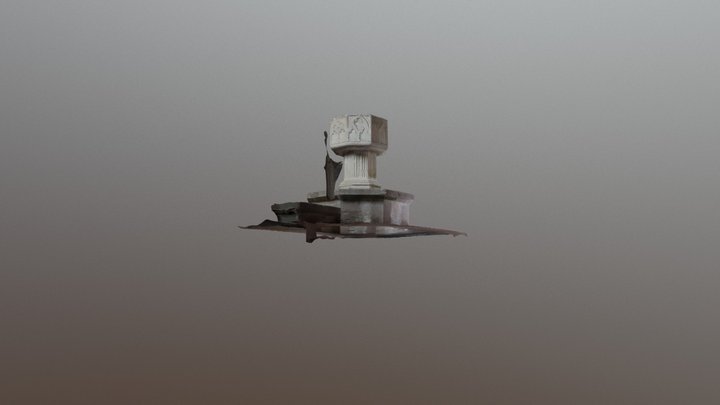 Font - St Andrew's, Frenze 3D Model