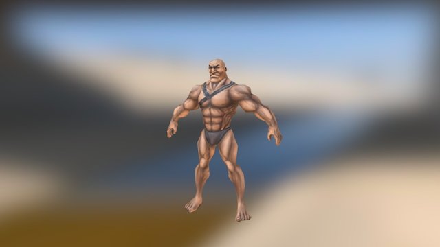 Barbarian Base 3D Model