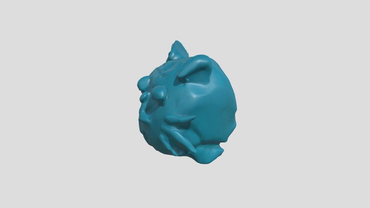 cat head – Kostenloses 3D-Modell STL
