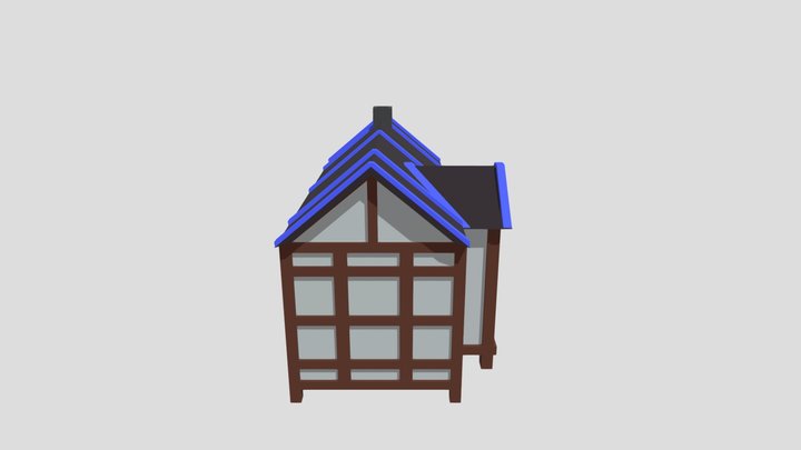 Medieval Town Hall 3D Model