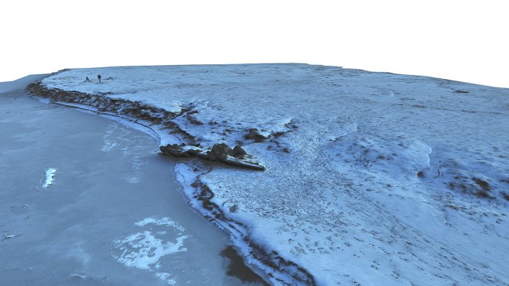 Plane wreck area in Adventdalen 3D Model