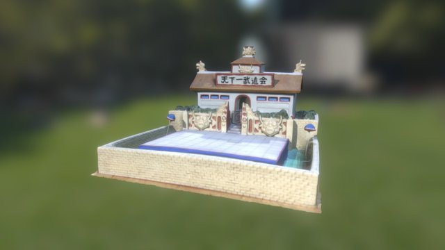 Temple of Tenkaichi Budokai - 天下一武道会 3D Model