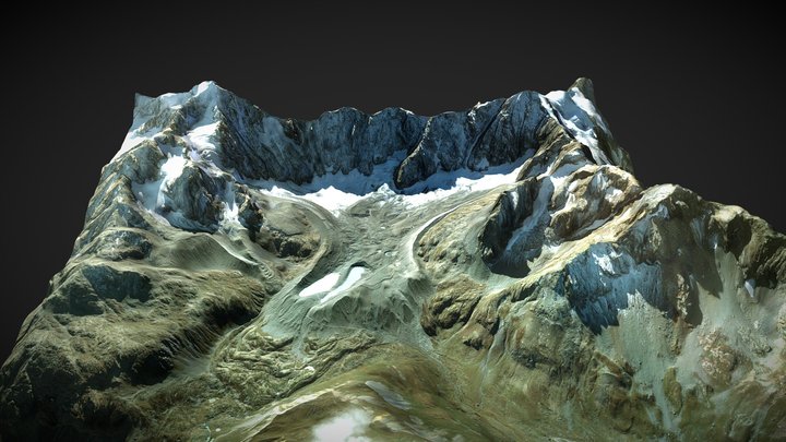Glacier du Casset 3D Model