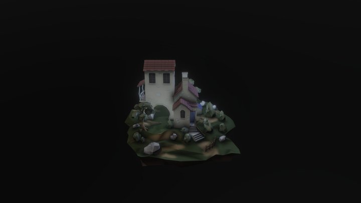 Creepy House 3D Model