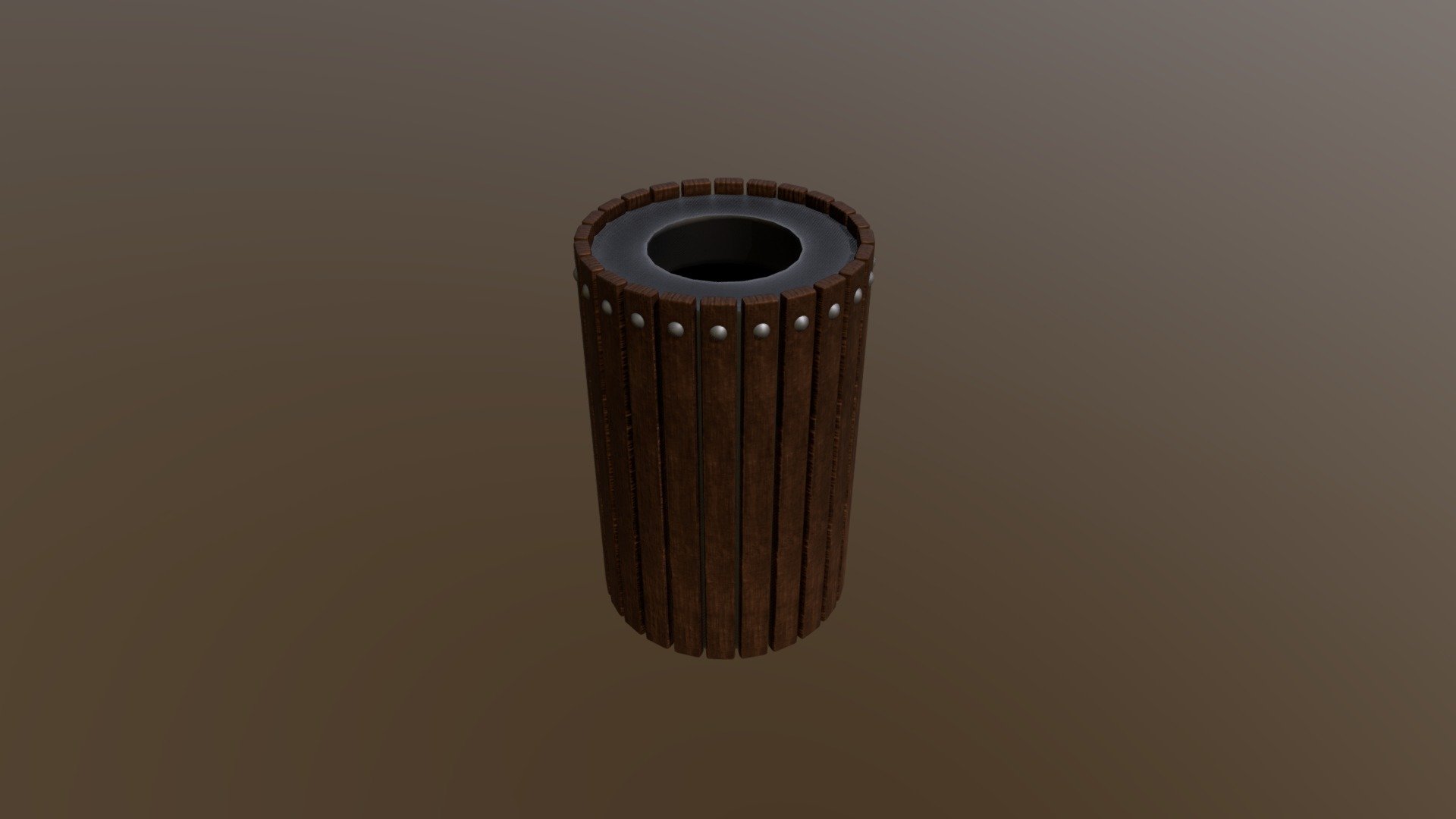 Park Trash Can