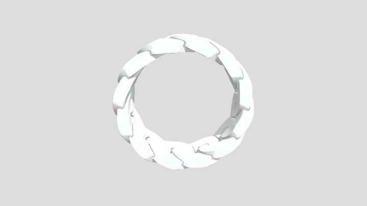 Cuban Ring 3D Model