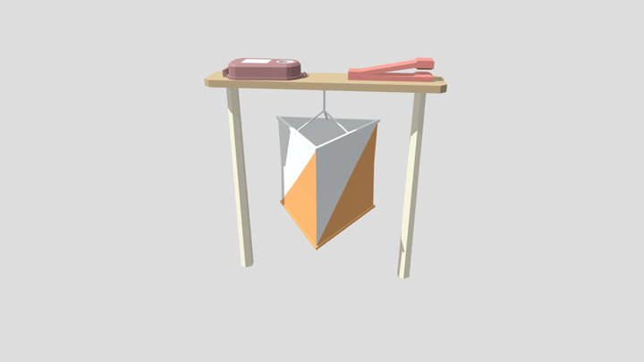 Orienteering station 3D Model