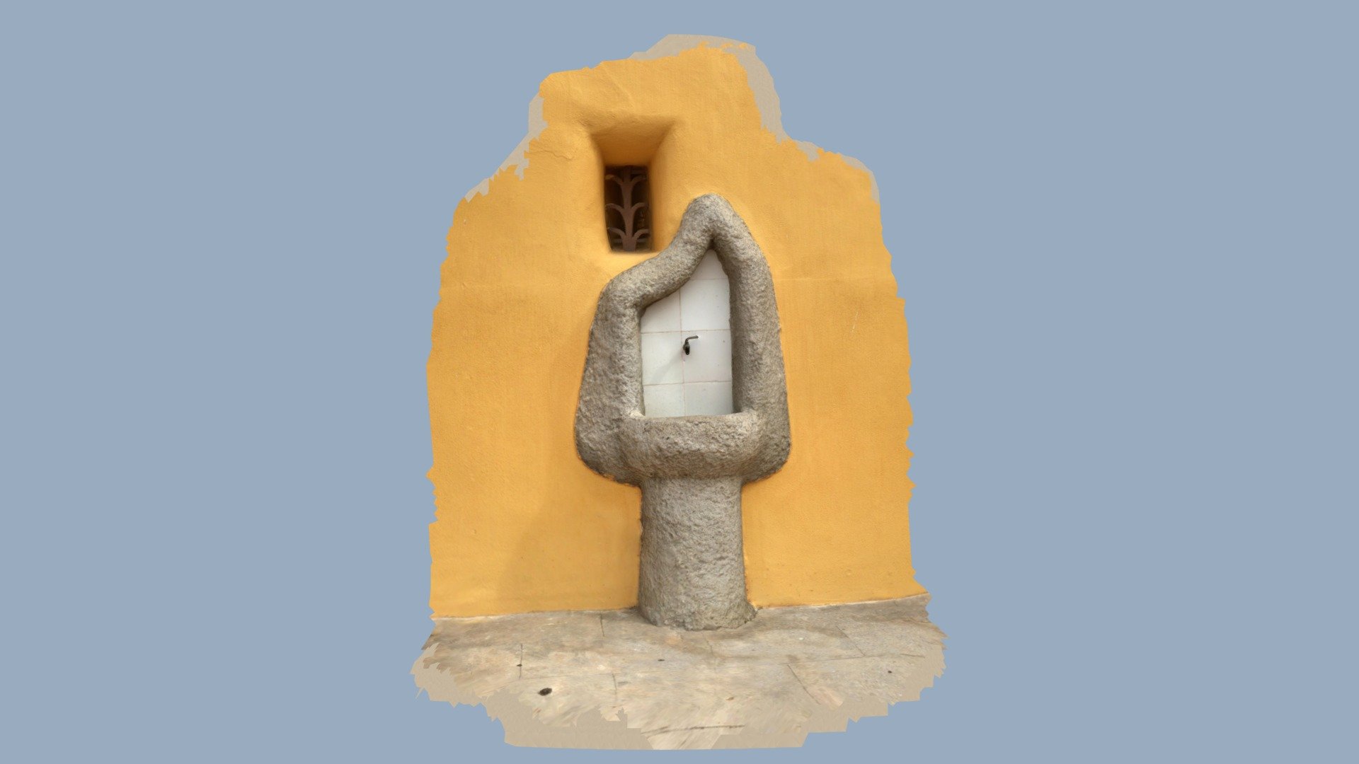 Detall de la façana de Can Negre. Font