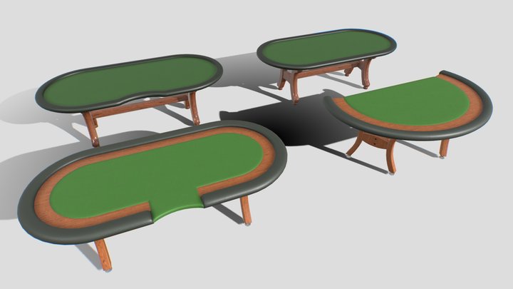 Casino Tables 3D Model