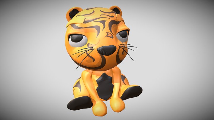 Tiger "Sweet Dreamers" Collection 3D Model