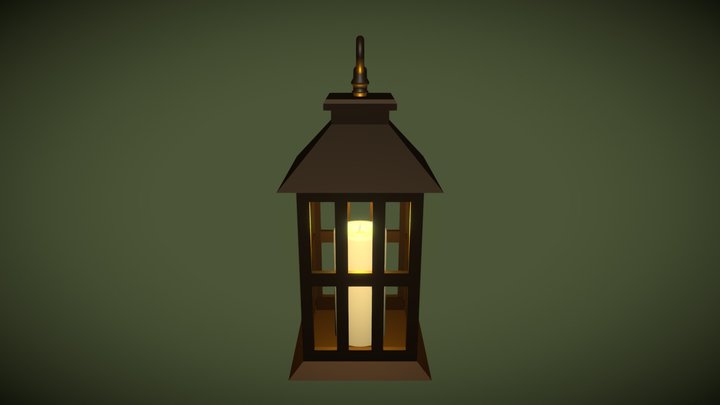 3D_Sketchbook_06_Lantern&Candle 3D Model