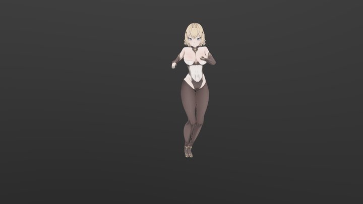 Char_01_ Anime_ Rumba_ Anim 3D Model
