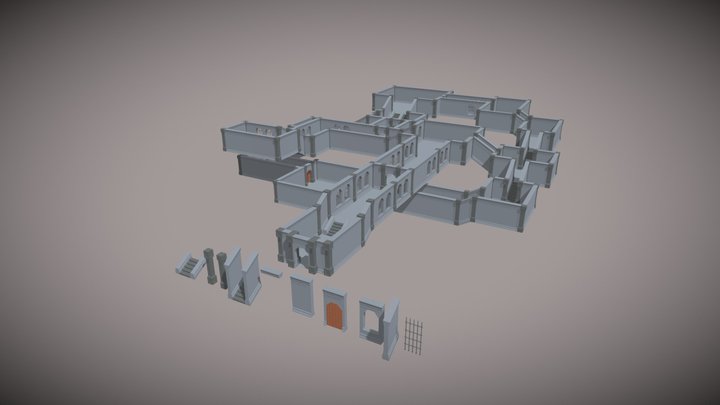 Modular_Dungeon 3D Model