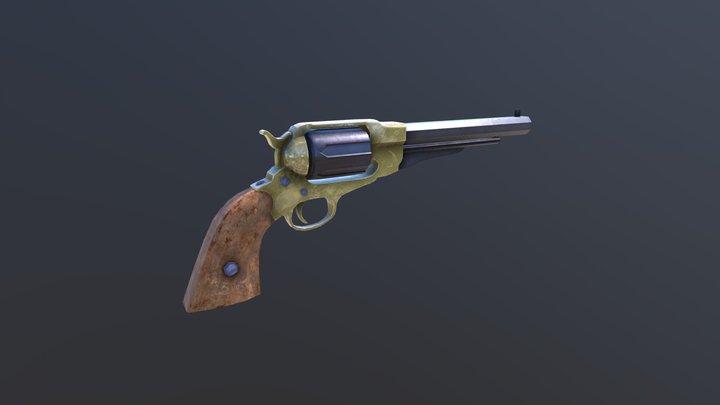 Pistol2 FBX 3D Model