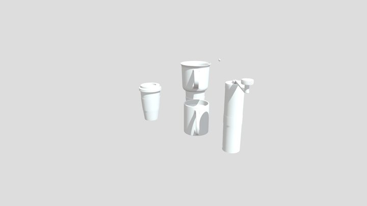 Coffee Set 3D Model