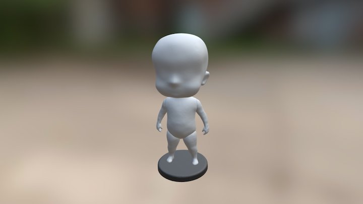 FIGMOD blank figure template 3D Model