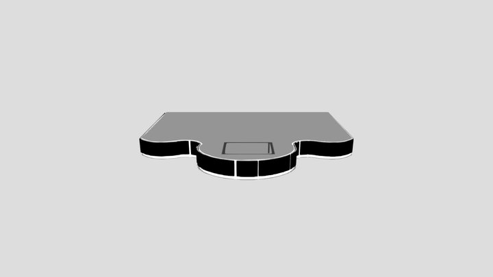 Trilogy tour stage 3D Model