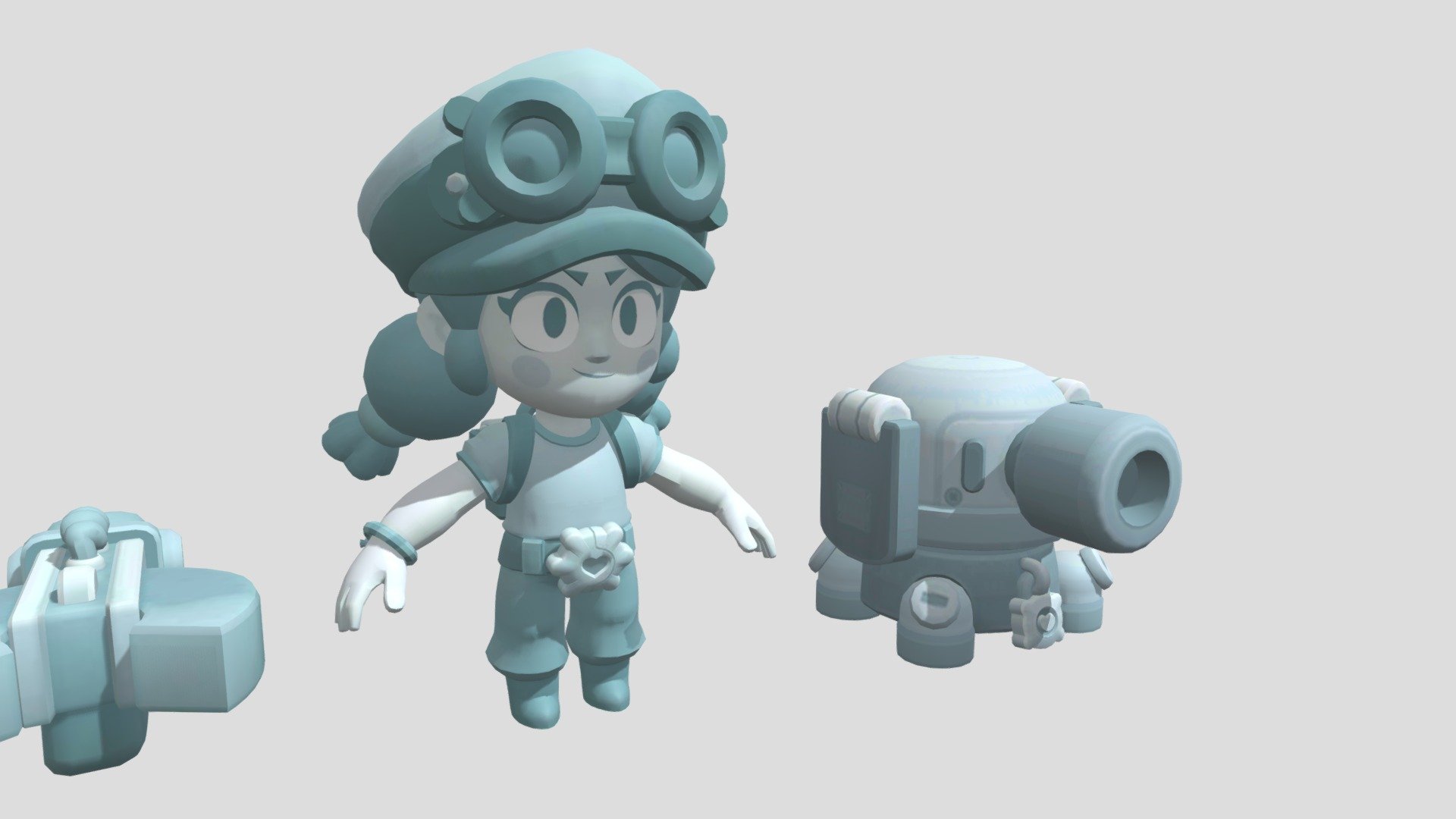 True Silver Jessie Remodel - Download Free 3D model by Brawl2024 ...