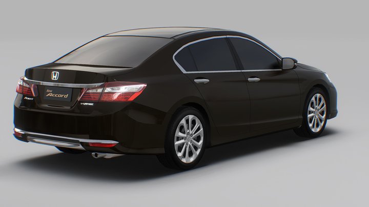 New Accord 2016 3D Model
