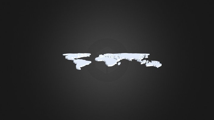 World map 3D Model