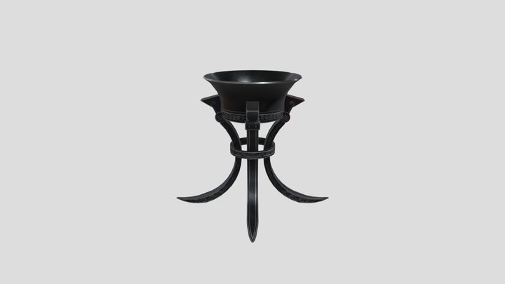 Fantasy Brazier 3D Model