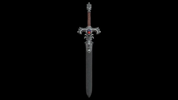 Dark fantasy sword 1 3D Model