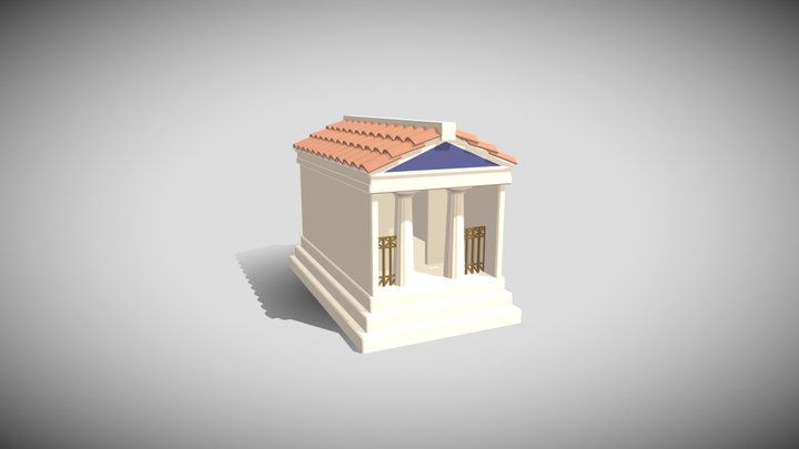 Greek Treasury 3D Model