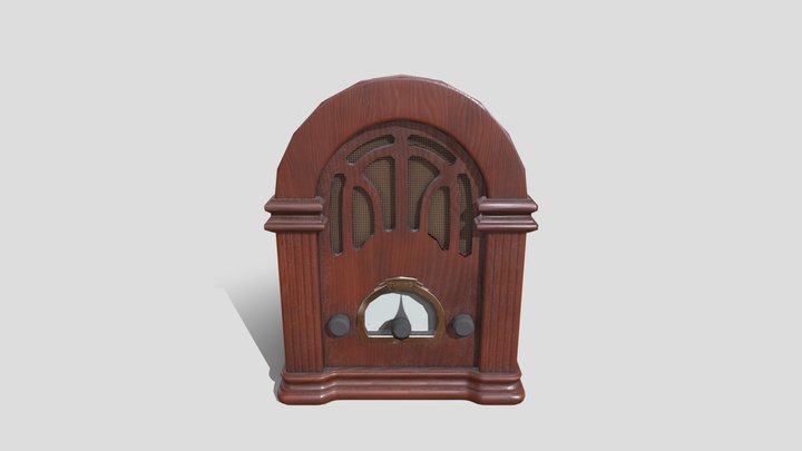 Vintage Radio [WIP] [Student Work] 3D Model