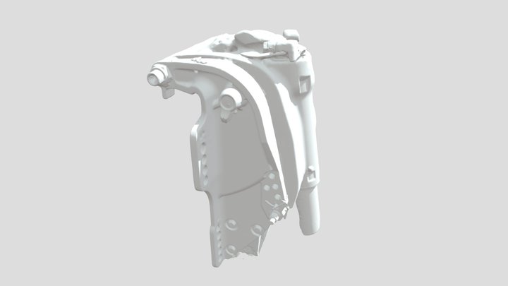 Scan Mercury Soporte motor 3D Model