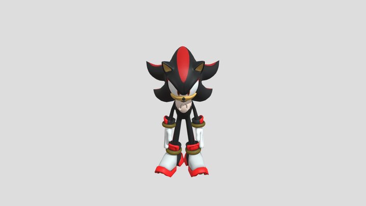 Shadow The Hedgehog 3D Model