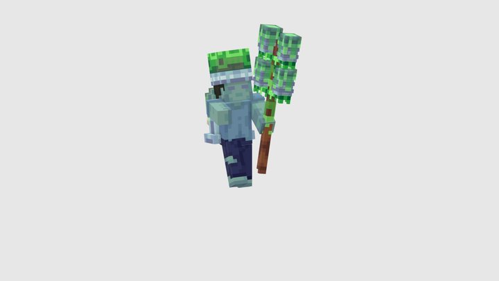 Lab zombie render fixed 3D Model