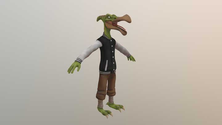 TPose Theodactyl 3D Model