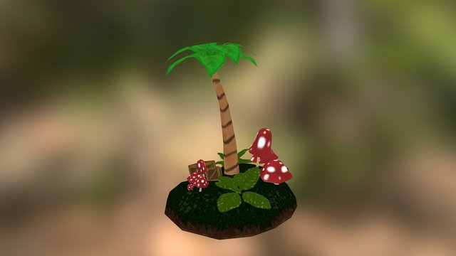 Jungle Diorama 3D Model